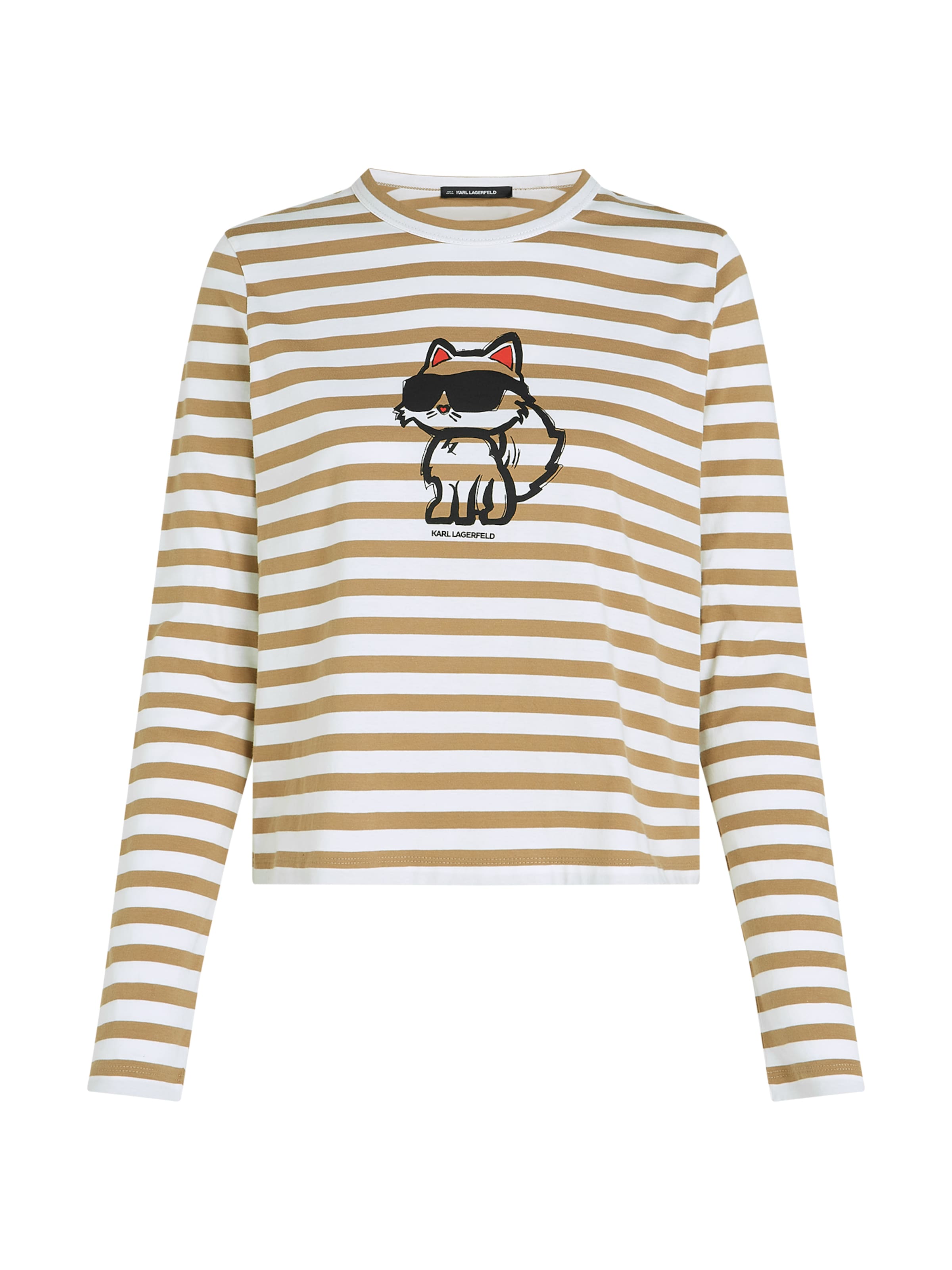 Karl Lagerfeld Shirt 'IKON' in Beige: Vorderseite
