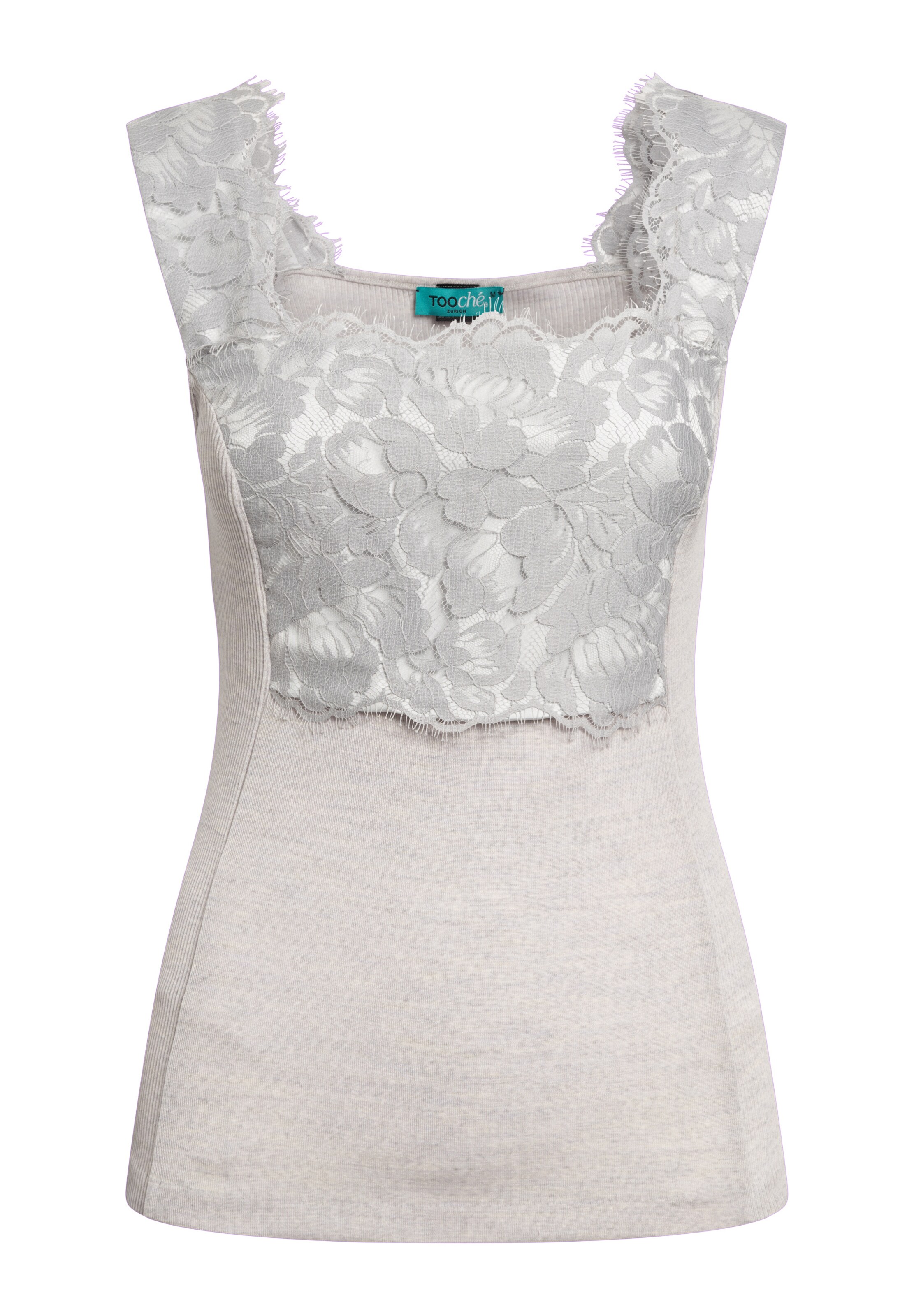 TOOche Top 'Frosted Elegance' in Beige: Vorderseite