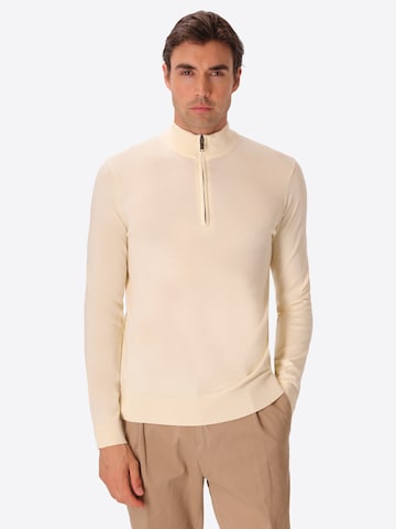 Distretto12 - Jersey 'Perugino' en beige: frente