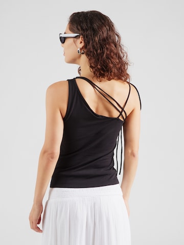 WEEKDAY Top 'Chloe' - Čierna