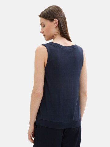 TOM TAILOR Gebreide top in Blauw