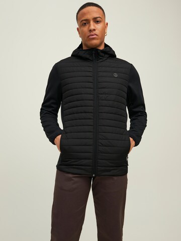 Regular fit Giacca di mezza stagione 'JJEMulti' di JACK & JONES in nero: frontale