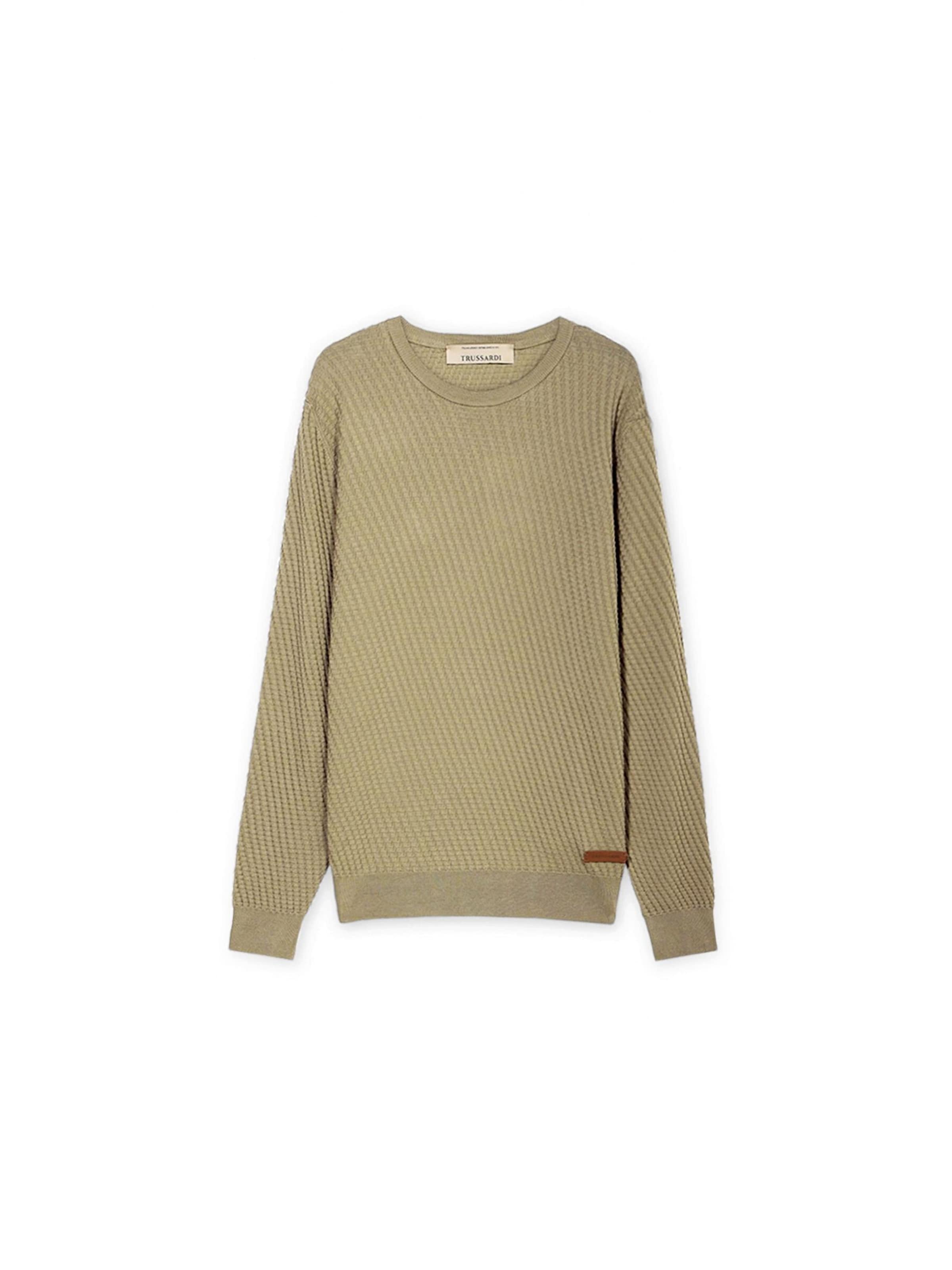 Trussardi Trui in Groen: voorkant