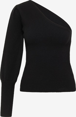 Pull-over faina en noir : devant