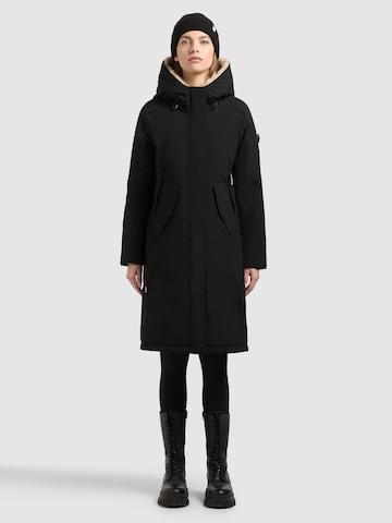 khujo - Sobretudo de inverno ' CIELA ' em preto: frente