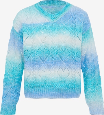 Pullover di Sidona in blu: frontale