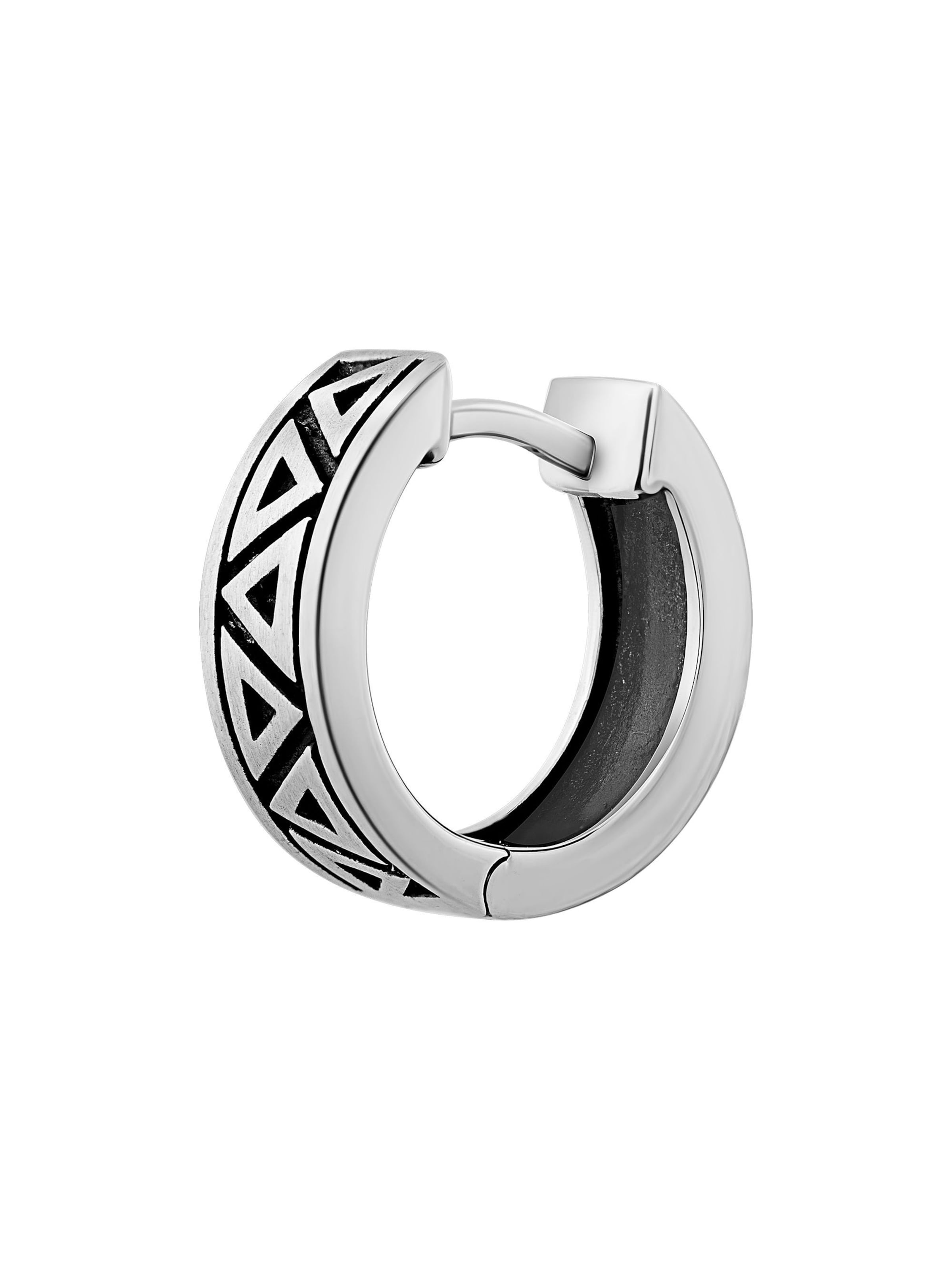 caï Ohrring in Grau