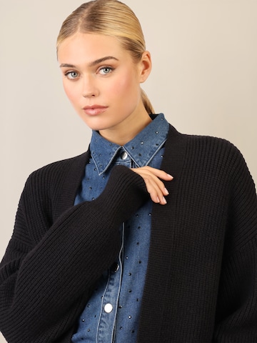 APART Knit Cardigan in Black