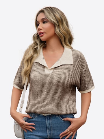 Imily Bela Pulóver - barna: elől