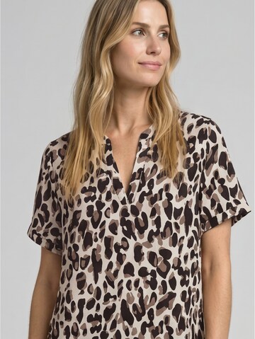 TOM TAILOR Bluse in Braun