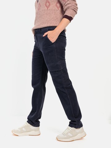 CAMEL ACTIVE Loosefit Cargo Hose aus Cord in Blau