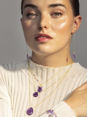 Luxenter Ohrringe 'Zoqoyi' in Lila