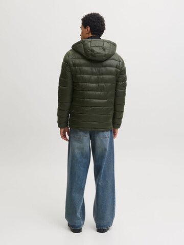 žalia JACK & JONES Demisezoninė striukė 'JJEKingsley'