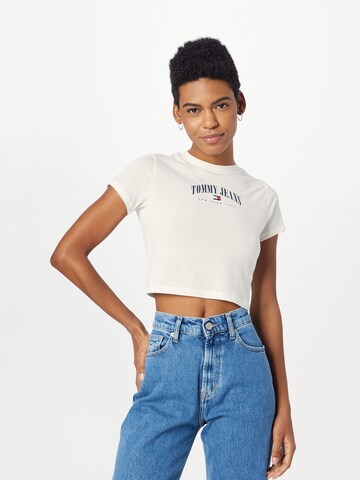 Tommy Jeans - Camiseta en blanco: frente