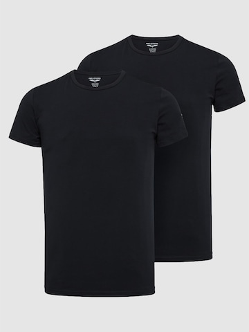 PME Legend Undertröja '2-pack basic T-shirts with crew neck' i svart