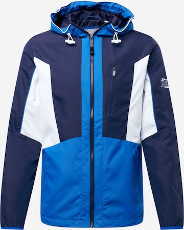 Veste mi-saison 'Carson' JACK & JONES en bleu : devant