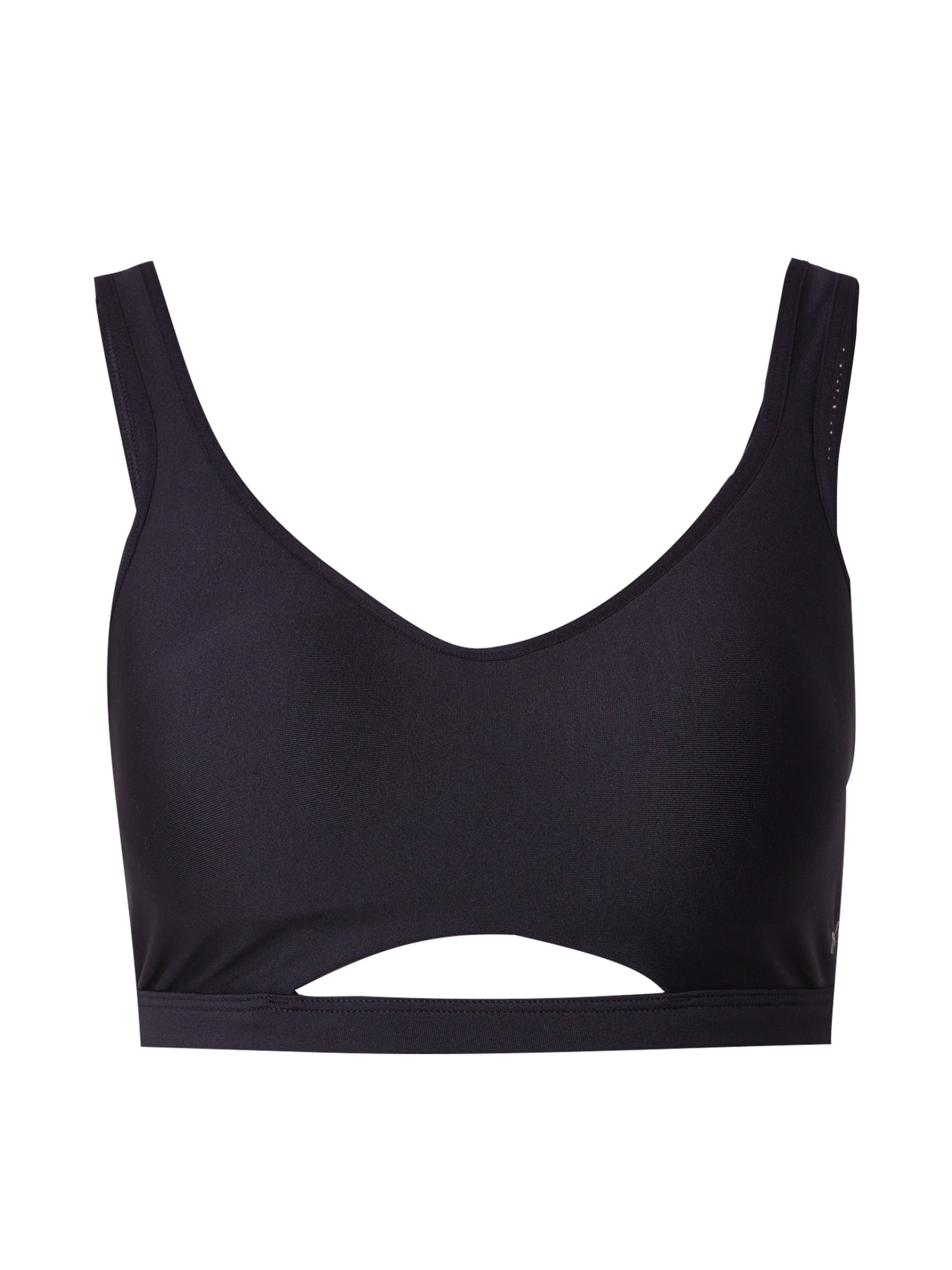 UNDER ARMOUR Bustier Sport-BH 'Infinity' in Schwarz: Vorderseite
