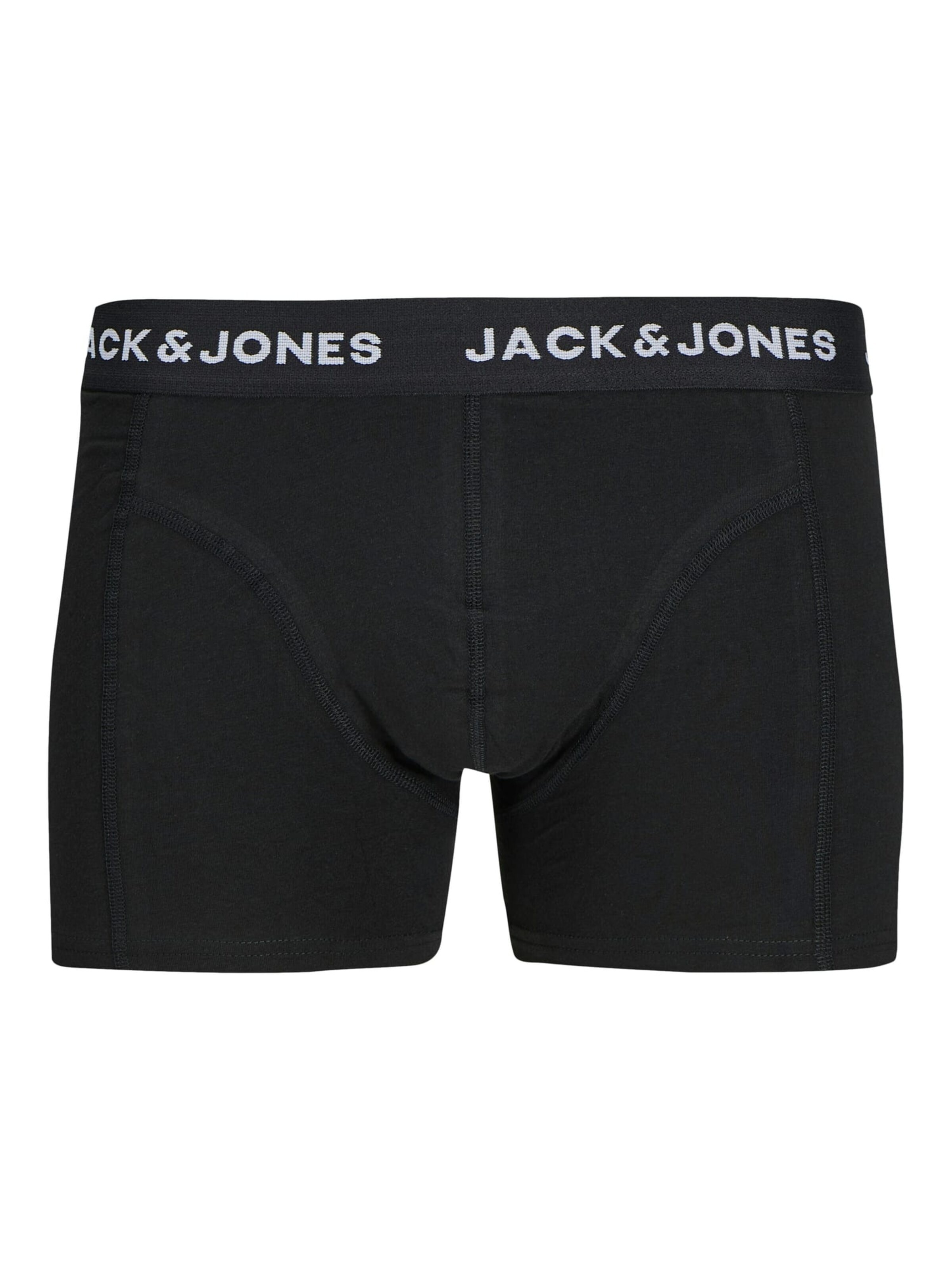 JACK & JONES Boxershorts 'abstract trunks' in Zwart
