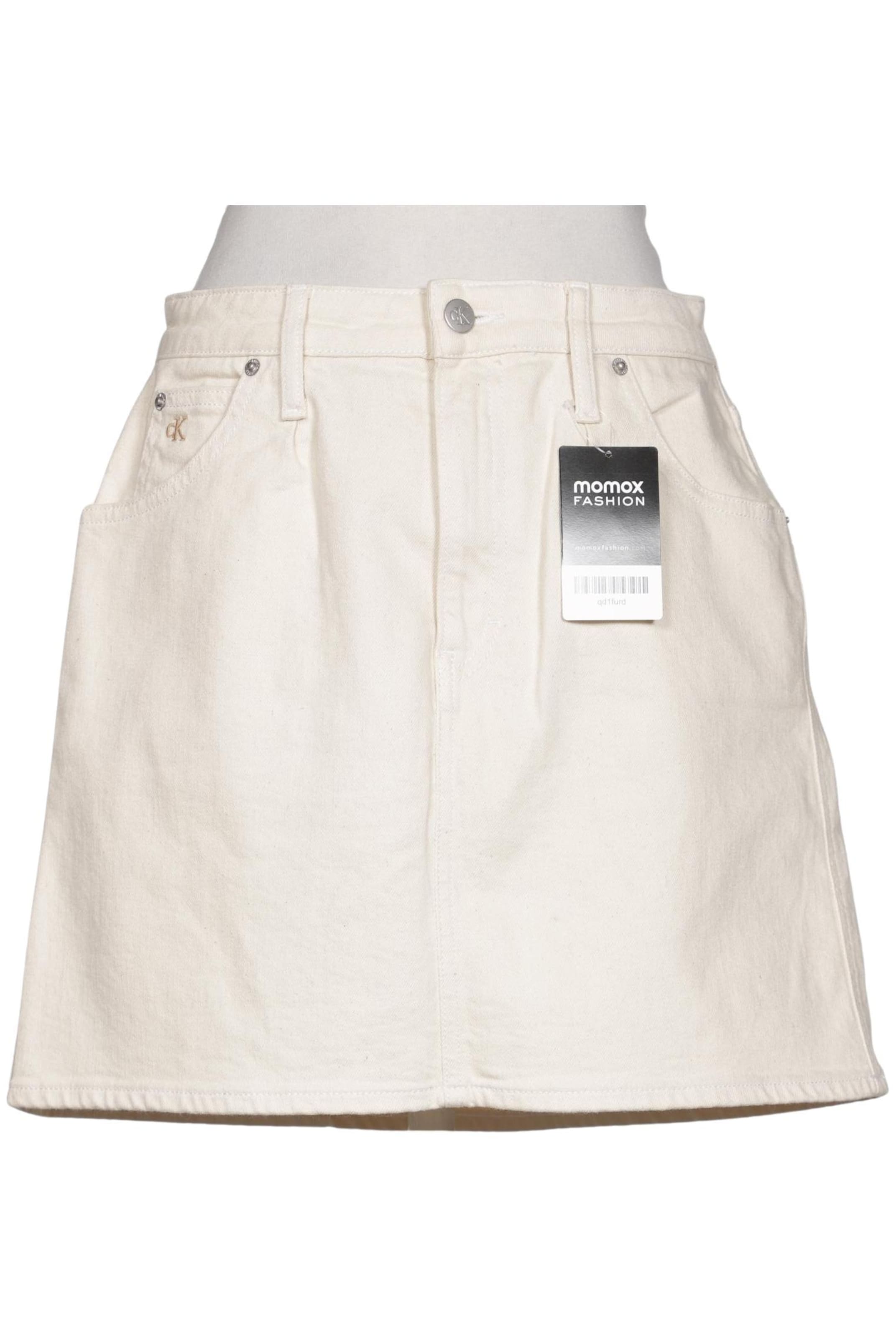 Calvin Klein Jeans Rock S in Beige: Vorderseite