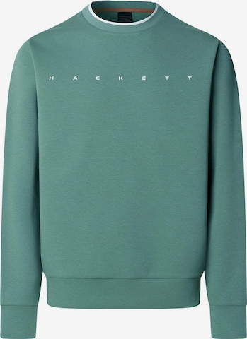 Felpa 'Essential Crew' di Hackett London in verde: frontale