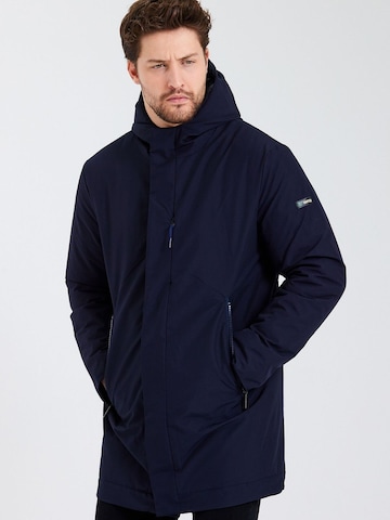 Ron Tomson Winter Coat in Blue