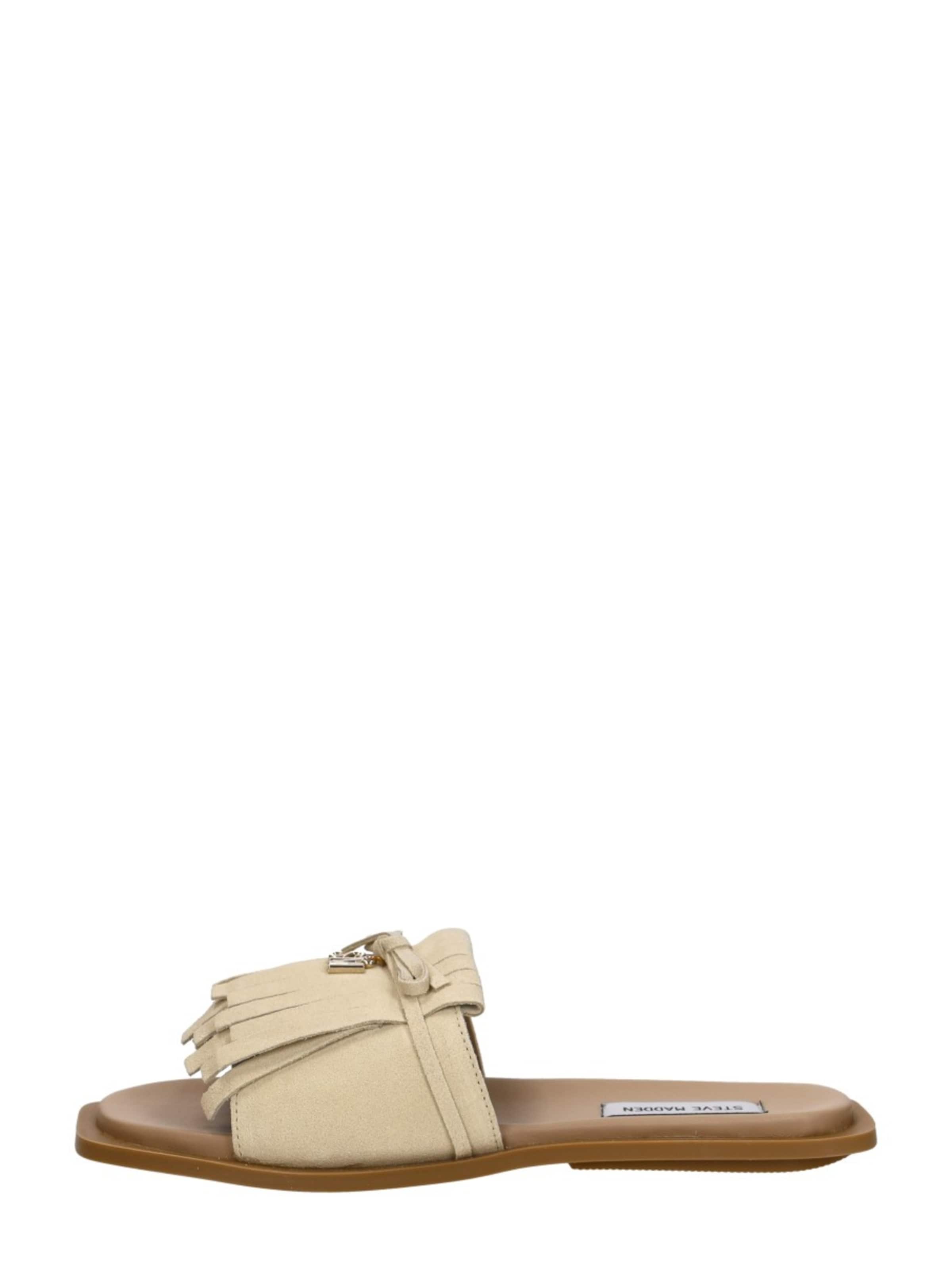 Pantoufle 'Skipper' STEVE MADDEN en beige : devant