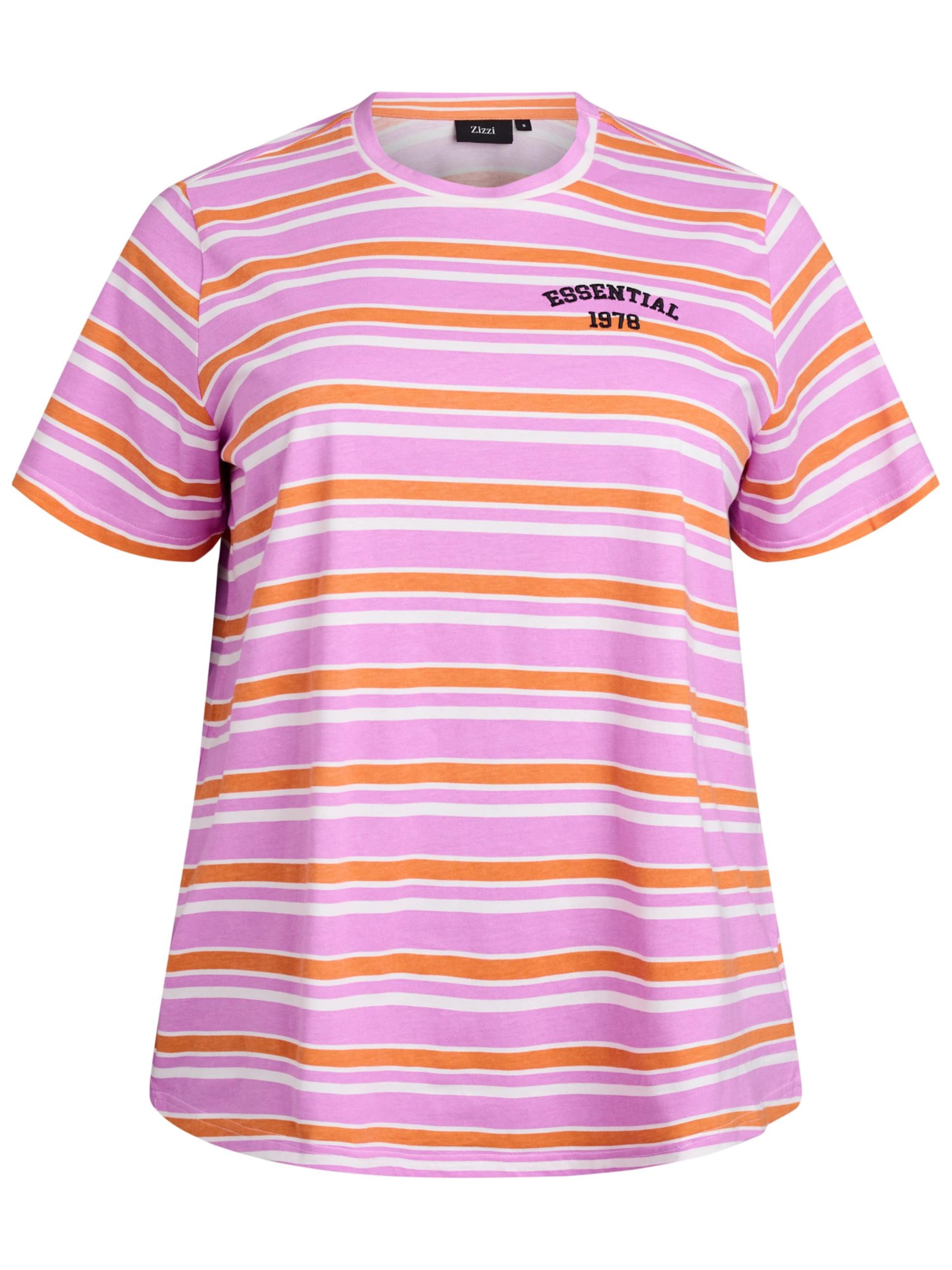 T-shirt 'Mallis' Zizzi en rose : devant