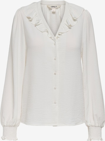 Camicia da donna 'ONLMette' di ONLY in bianco: frontale