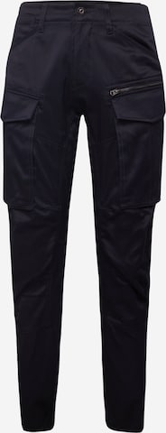 G-Star RAW Дънки Tapered Leg Карго панталон в черно: отпред