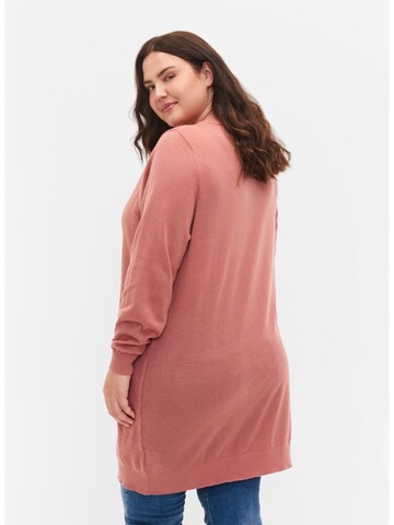 Zizzi Pullover 'MELFIE' in Pink