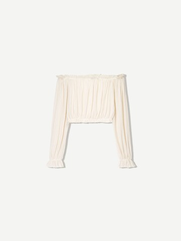 Bershka Blus i beige