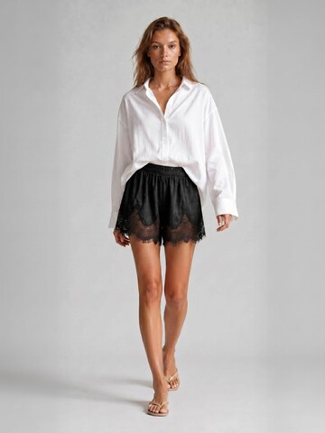 Opal Studio Regular Broek ' Luna ' in Zwart