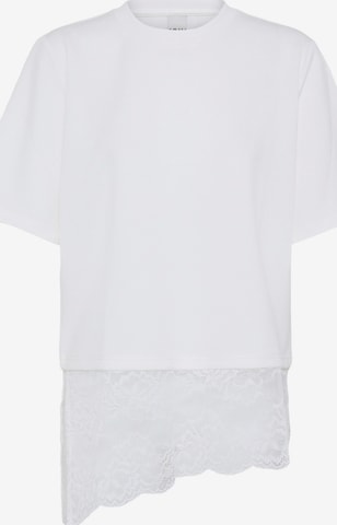ICHI - Camisa 'KAIWA' em branco: frente