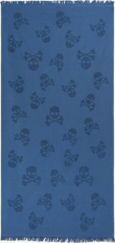 Scalpers Ręcznik w kolorze niebieski: przód