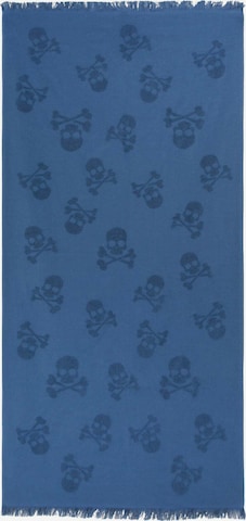 Scalpers Ręcznik w kolorze niebieski: przód
