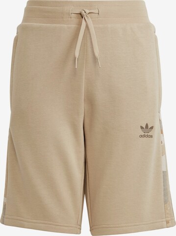 Regular Pantalon ADIDAS ORIGINALS en beige : devant