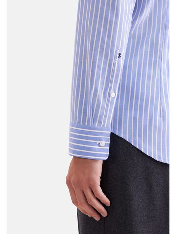 SEIDENSTICKER Slim Fit Hemd in Blau