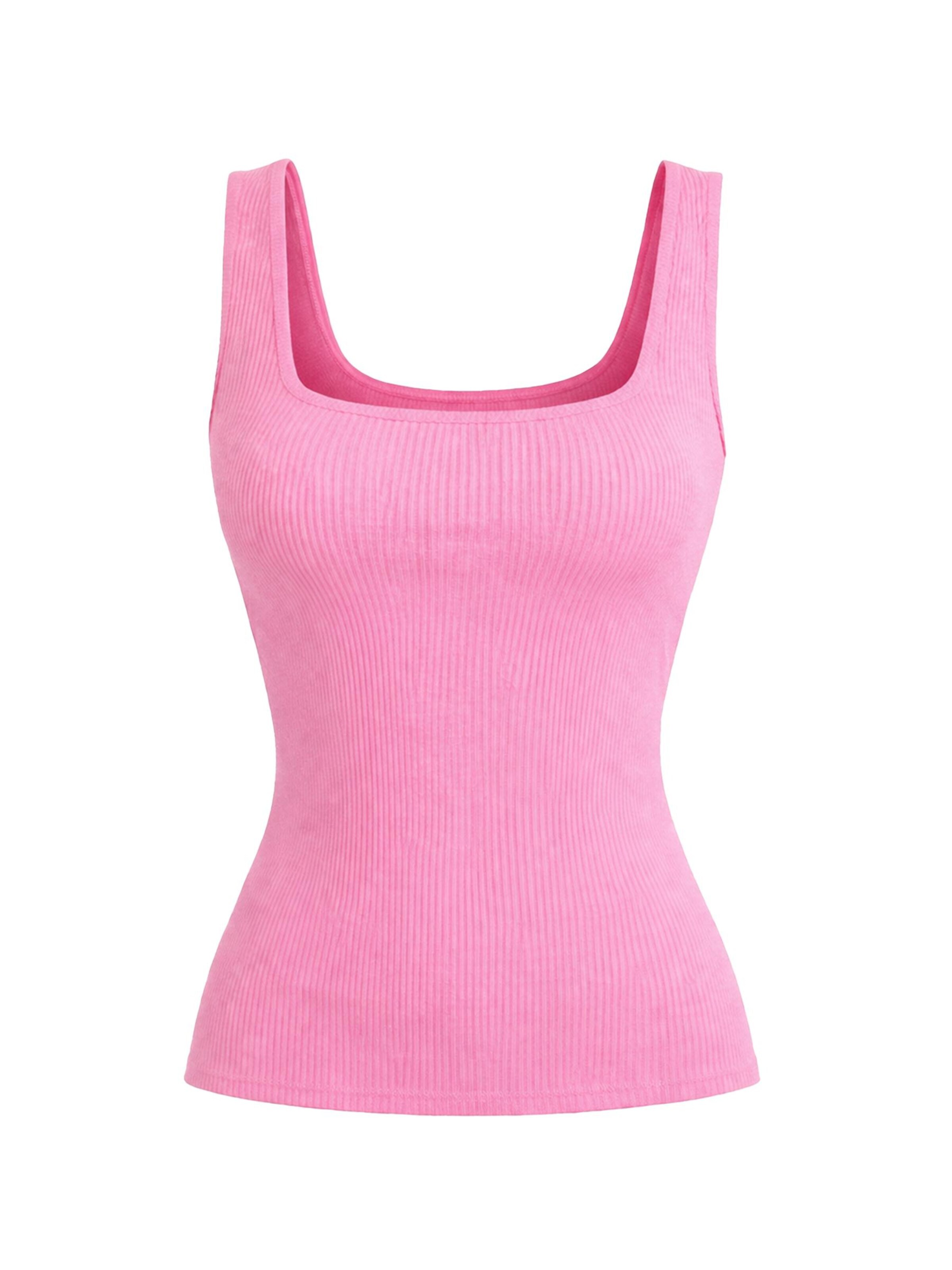PANTHEROAR Top 'Caro Neck Sleeveless Top'‌ in Pink: Vorderseite