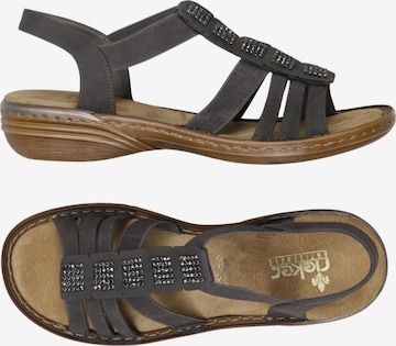 Rieker Sandals & High-Heeled Sandals in 39 in Grey: front