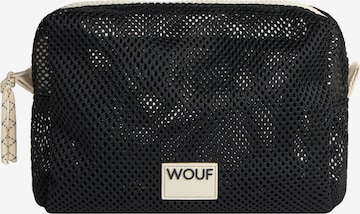 Wouf Kulturtasche in Schwarz: Vorderseite