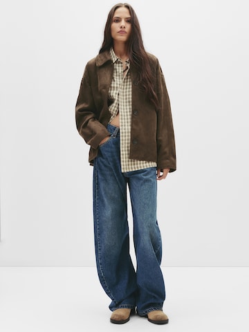 Pull&Bear Преходно яке в кафяво