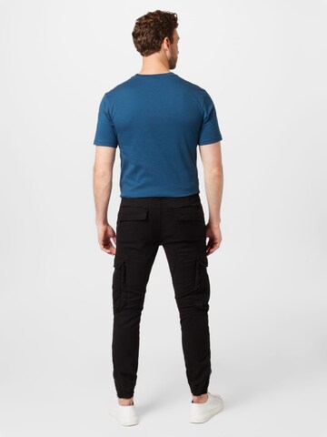 True Religion Tapered Cargo nadrágok - fekete