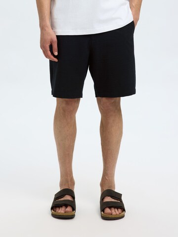 SELECTED HOMME Regular Shorts in Schwarz: Vorderseite
