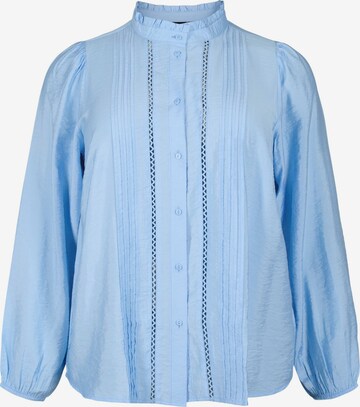 Zizzi Blouse 'CAKAM' in Blue: front