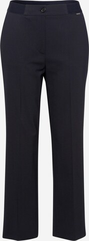 MARC AUREL Regular Pleated Pants in Blue: front