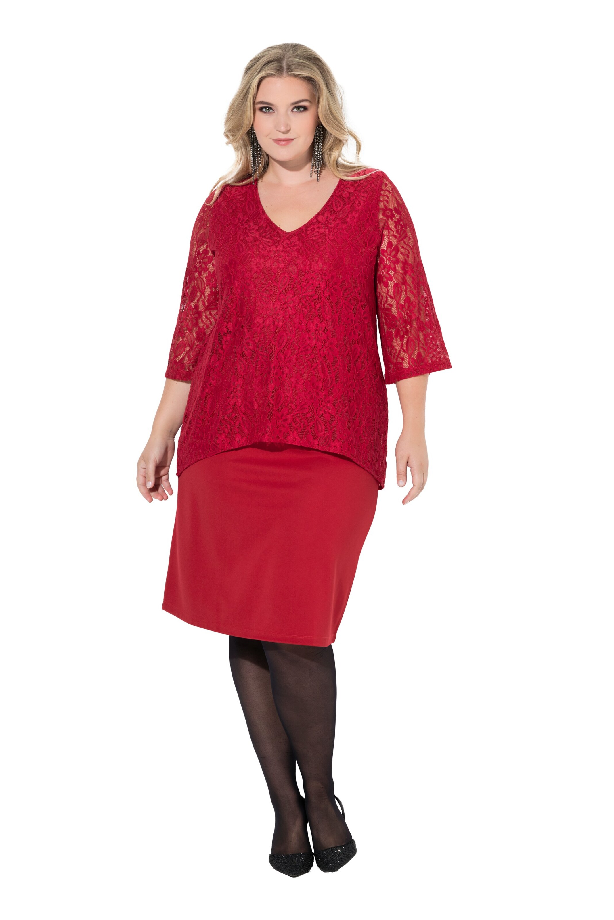 MIAMODA Avondjurk in Rood: voorkant