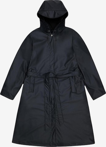RAINS Funktionsmantel 'A-Line Longer W Jcket W3 12040' in Schwarz: Vorderseite