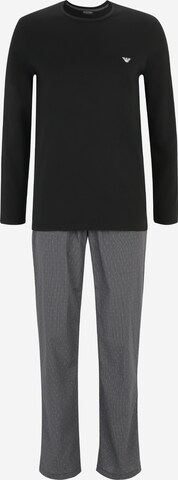 Emporio Armani Pitkä pyjama värissä musta: edessä