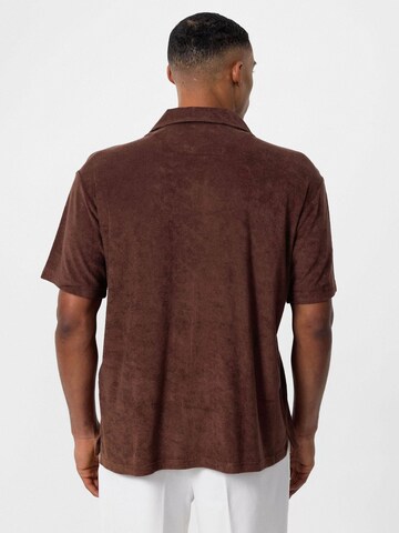 Antioch Regular fit Button Up Shirt in Brown