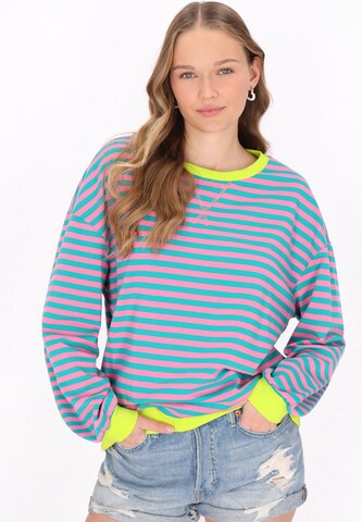Sweat-shirt 'Back To School' MYMO en mélange de couleurs : devant